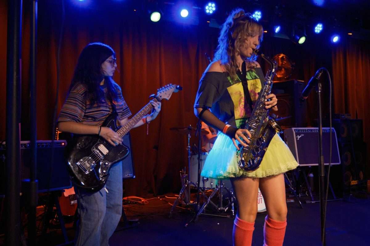 Guitar player and saxophone player from Wisteria