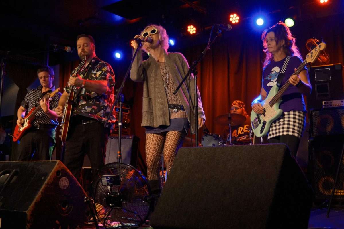 The Lucky Shots! on stage