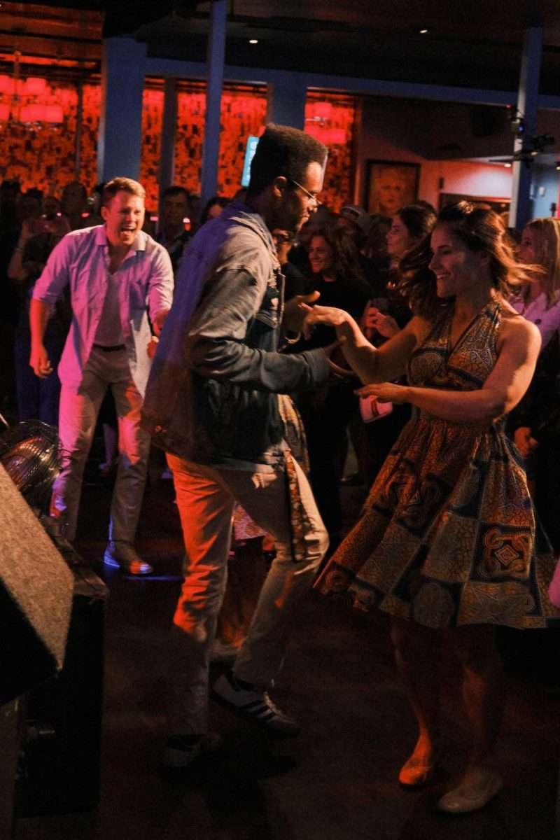 Dancers dancing to Natalie Cortez Band